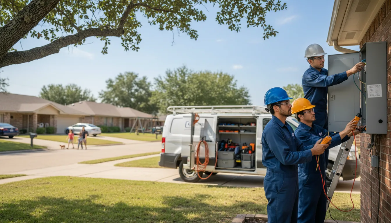 Certified electrician providing emergency electrical services in Castlewood, SD